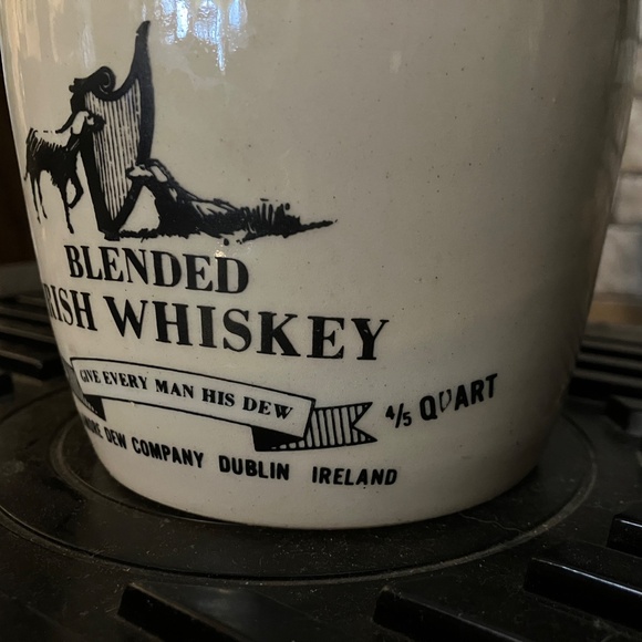 ☘️VINTAGE TULLAMORE DEW BLENDED IRISH WHISKEY 🥃 CROCKERY JUG, DUBLIN IRELAND☘️ - Picture 6 of 6
